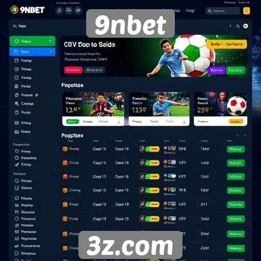 Interface do usuário do 9nbet é intuitiva